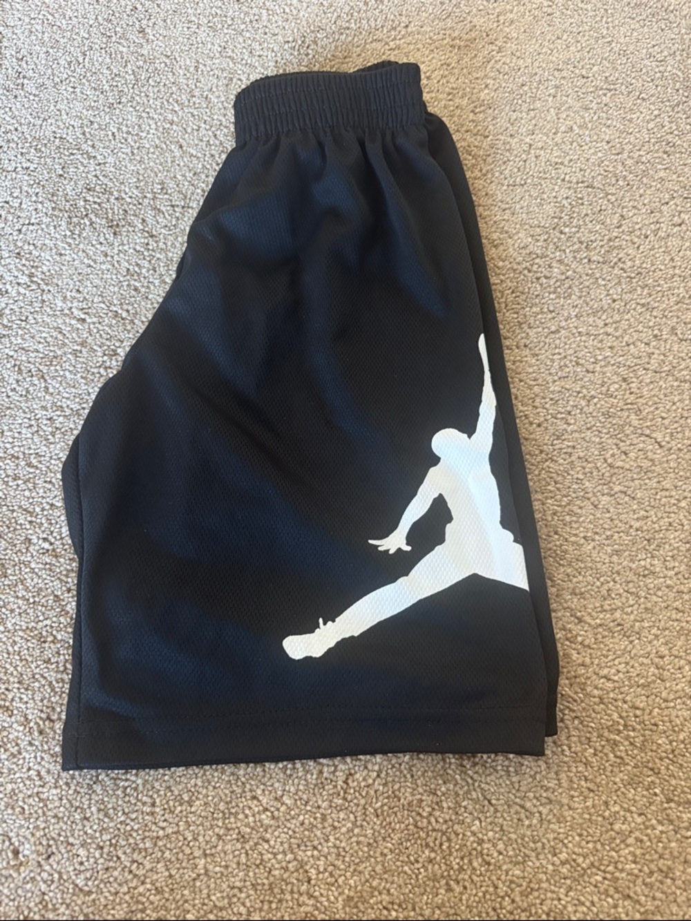 Jordan Kids Basketball Shorts with Classic Dunk Graphic